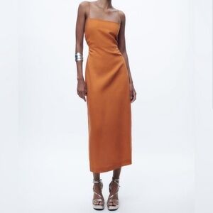COPY - Never worn Zara linen dress